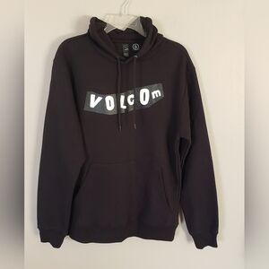 Volcom Men's Black Logo Sweatshirt Size Medium